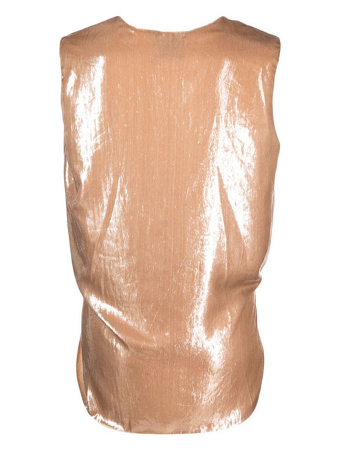ALYSI METALLIC TOP